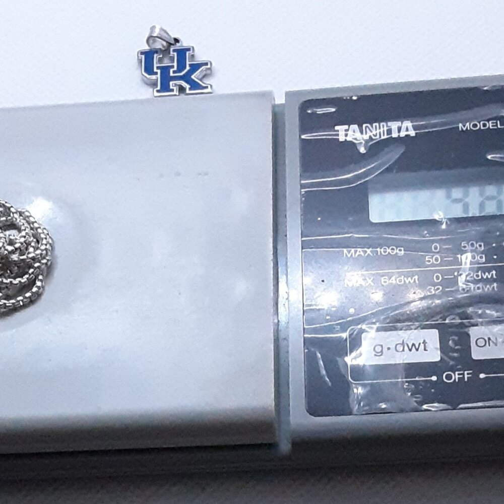 CLOSET SALE!!  University of Kentucky Authentic Sterling silver pendant - Picture 10 of 10